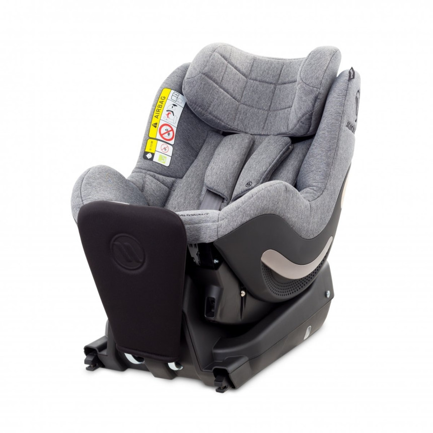 Дитяче автокрісло Avionaut AeroFIX Iso-Fix (гр.1) Grey Melange (AV-350-AF.01)