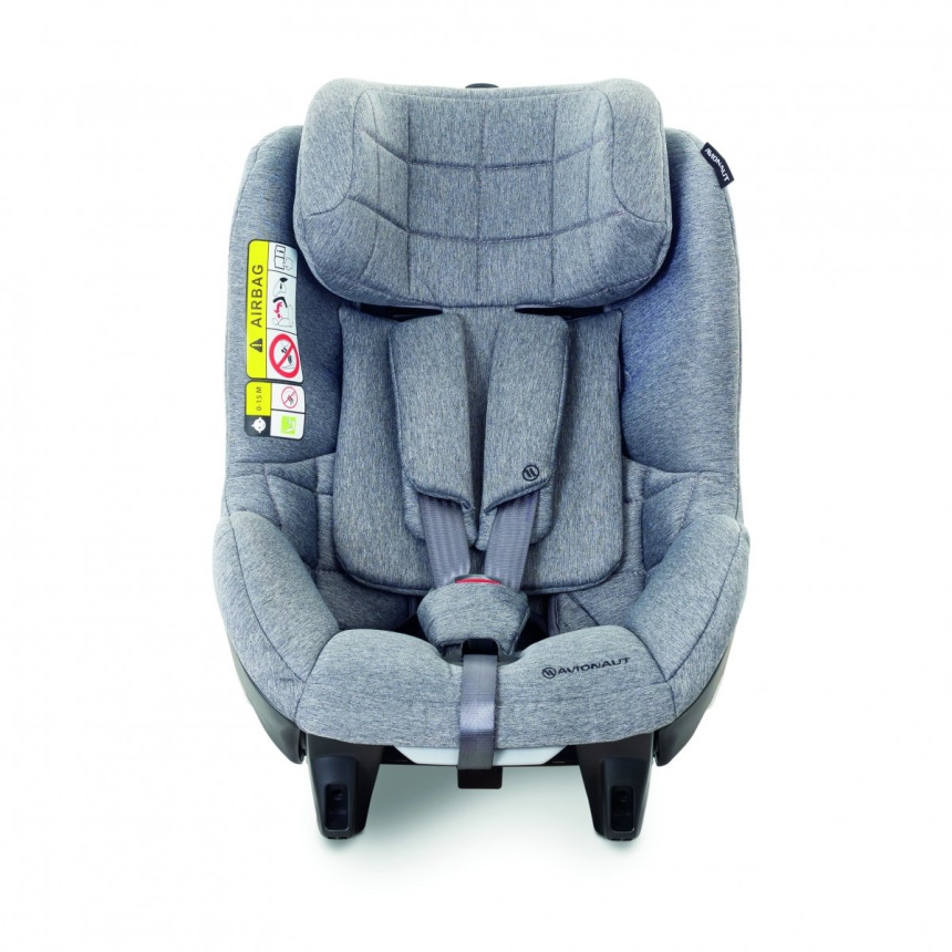 Дитяче автокрісло Avionaut AeroFIX Iso-Fix (гр.1) Grey Melange (AV-350-AF.01)