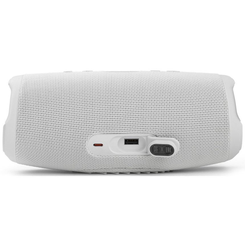 Портативна акустика JBL Charge 5 White (JBLCHARGE5WHT)