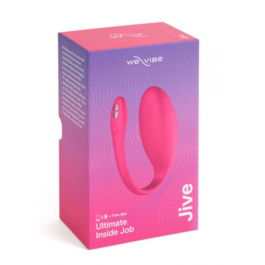 Віброяйце We-Vibe Jive Smart потужне з керуванням зі смартфона 9.2х3.5см Рожевий (10013Pink)