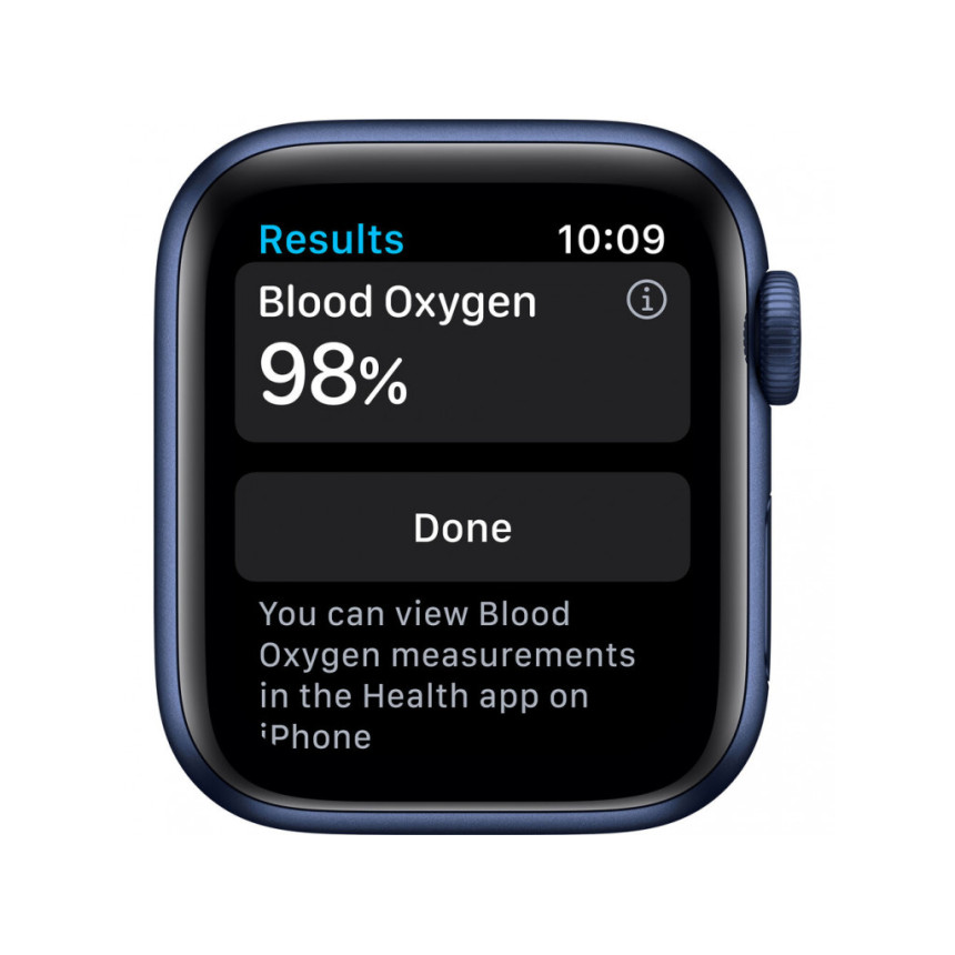 Смарт-годинник Apple Watch Series 6 GPS 40mm Blue Aluminum Case with Deep Navy Sport Band (MG143)