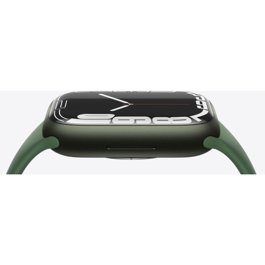 Apple Watch Series 7 GPS 41mm Green Aluminium Case with Green Sport Band