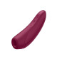 Вакуумно-хвильовий стимулятор з можливістю керування через додаток Satisfyer Curvy 1+, 13.5х4.3 см, (червоний)