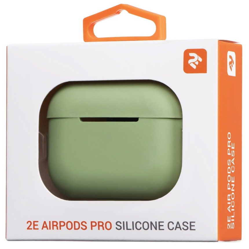 Чохол 2Е для Apple AirPods Pro Pure Color Silicone (2.5mm) Light Green