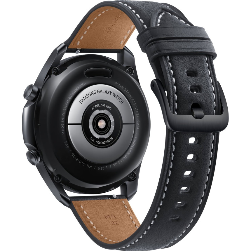 Смарт-годинник Samsung Galaxy Watch 3 45mm Black (SM-R840NZKASEK)