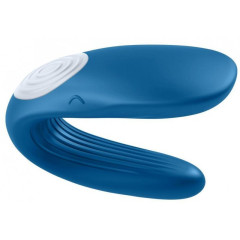 Satisfyer Partner Whale - вібратор для пар, 9х3.5 см (синій) Satisfyer Partner Whale - вібратор для пар, 9х3.5 см (синій)