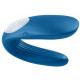 Satisfyer Partner Whale - вібратор для пар, 9х3.5 см (синій)