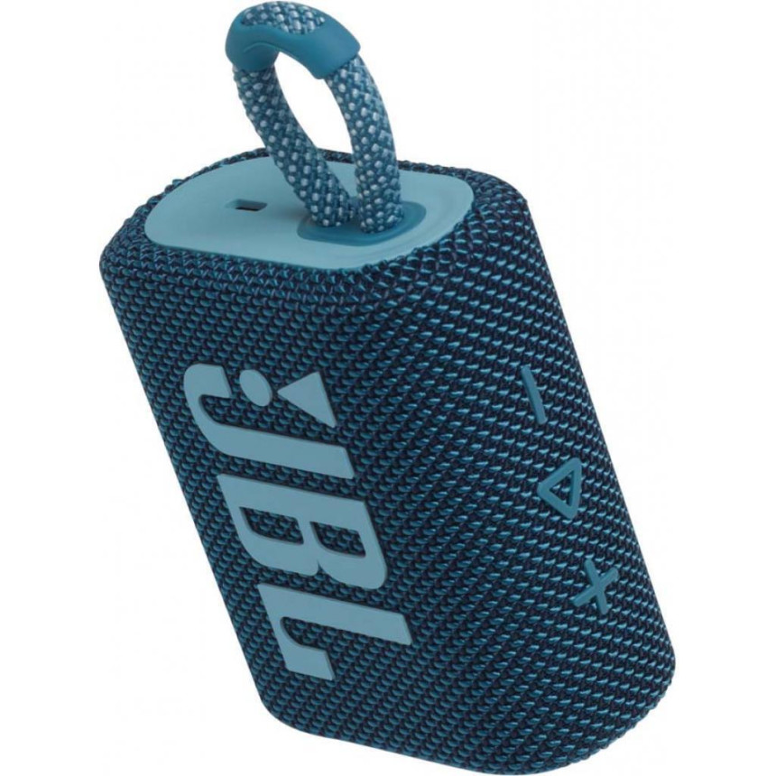 Портативна акустика JBL GO 3 Blue (JBLGO3BLU)