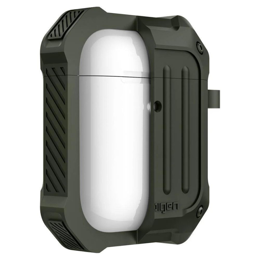 Чохол Spigen для Airpods Tough Armor Military Green