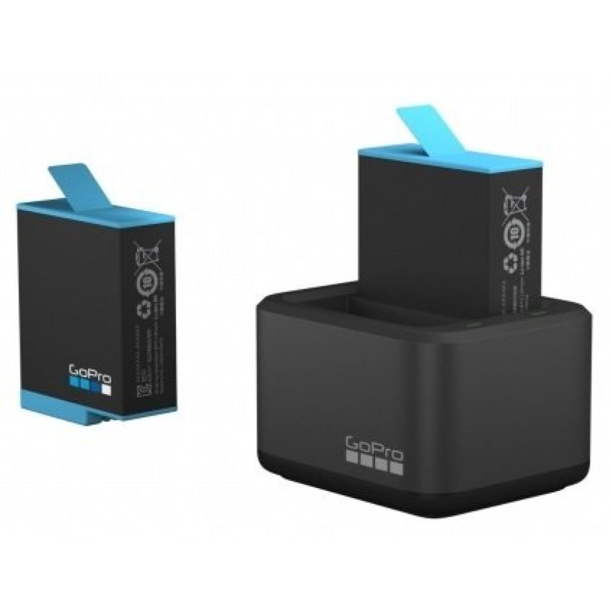 Зарядний пристрій GoPro Dual Battery Charger + Battery для HERO9 Black (ADDBD-001-EU)