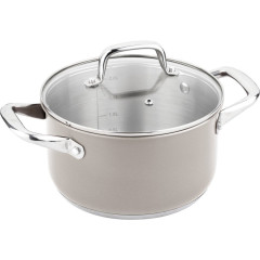 Каструля Lamart LT1046 JOLI, 18см, об'єм 2,7л бежева