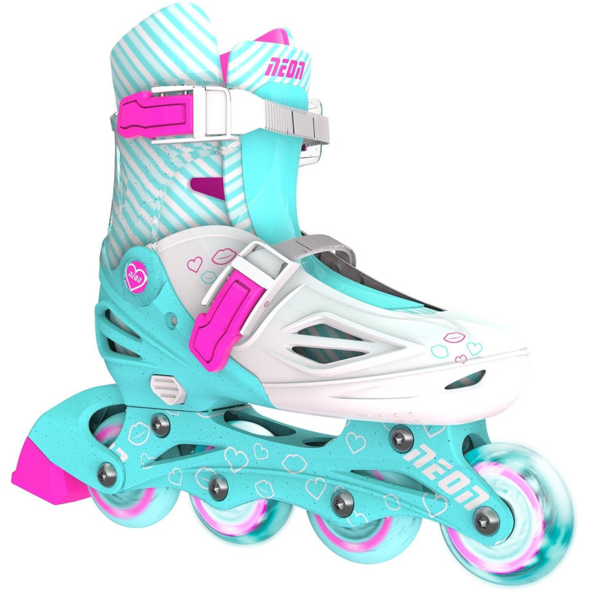 Ролики Neon Inline Skates Бірюзовий (розмір 34-38) Ролики Neon Inline Skates Бірюзовий (розмір 34-38)