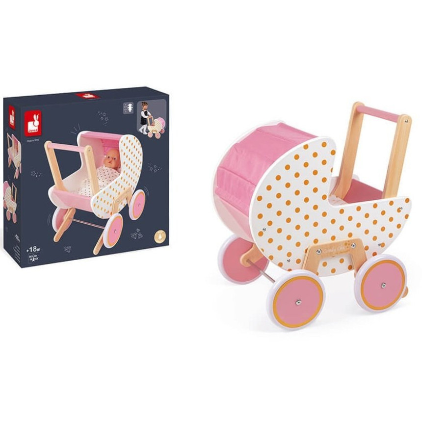 Коляска Janod Candy Chic для ляльок J05886