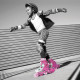 Ролики Neon INLINE SKATES Рожевий (розмір 34-38)