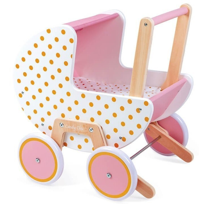 Коляска Janod Candy Chic для ляльок J05886 Коляска Janod Candy Chic для ляльок J05886