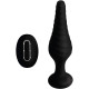 Анальна пробка з дистанційним керуванням - Silicone Vibrating Anal Plug with Remote Control
