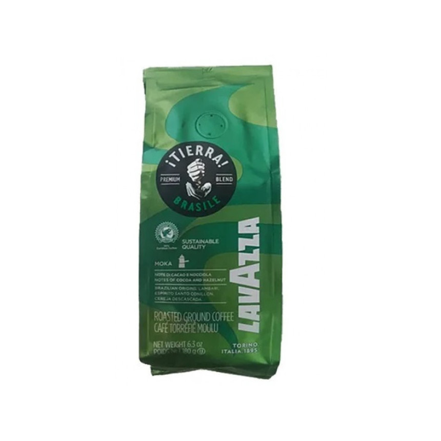 Кава мелена Lavazza Tierra Brasile Moka /180г Кава мелена Lavazza Tierra Brasile Moka /180г