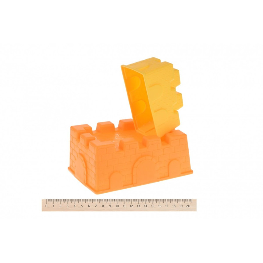 Набір для гри з піском Same Toy Вантажівка 6 одиниць жовта (973Ut-2)