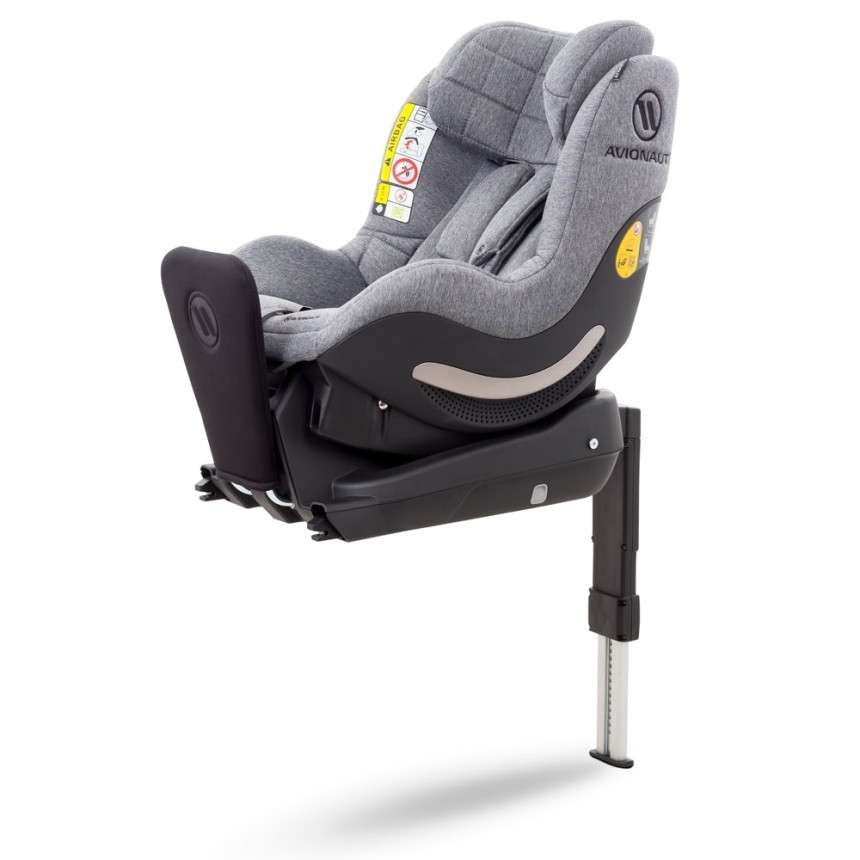 Дитяче автокрісло Avionaut AeroFIX-RWF Iso-Fix (гр.1) Grey Melange (AV-350.RWF-AF.01)