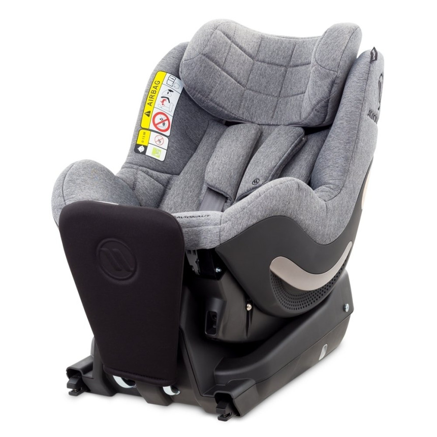 Дитяче автокрісло Avionaut AeroFIX-RWF Iso-Fix (гр.1) Grey Melange (AV-350.RWF-AF.01)