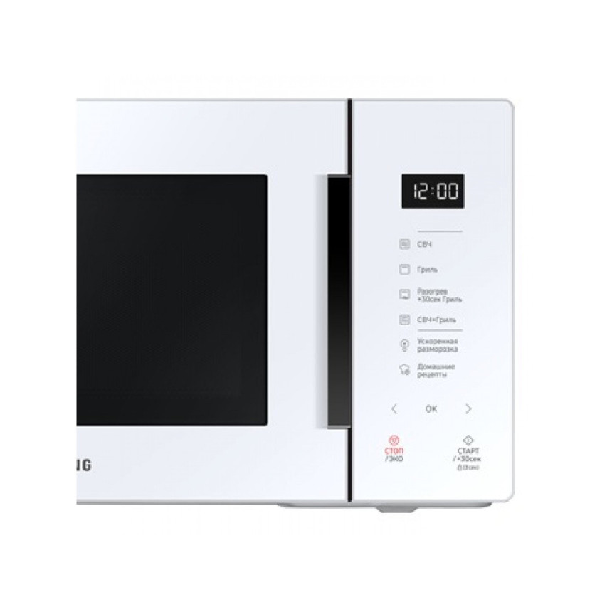 Мікрохвильова піч із грилем Samsung MG23T5018AW/BW