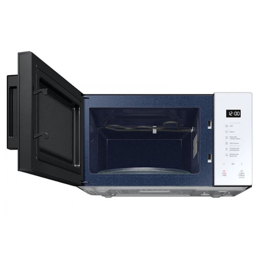 Мікрохвильова піч із грилем Samsung MG23T5018AW/BW