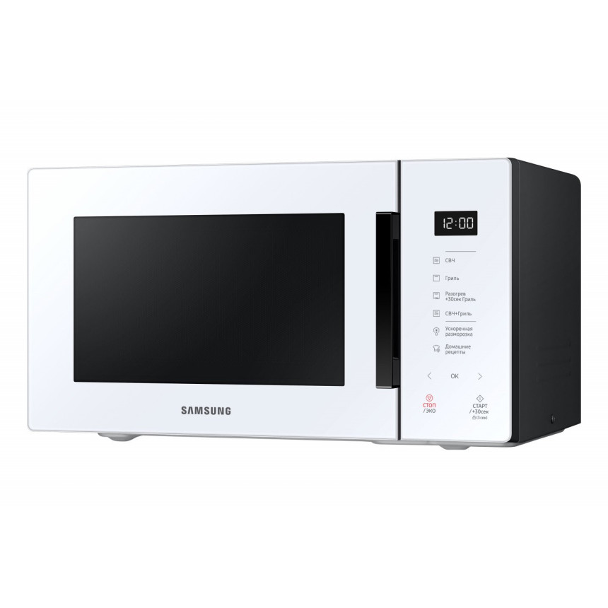 Мікрохвильова піч із грилем Samsung MG23T5018AW/BW
