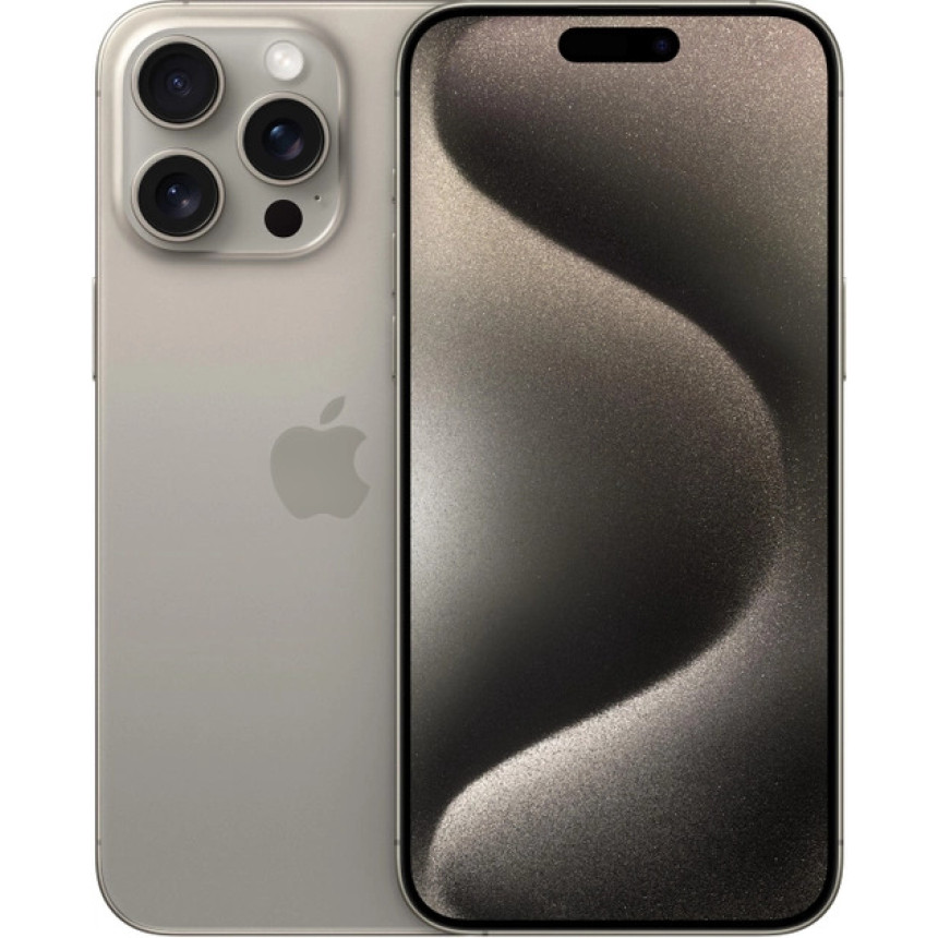 Мобильный телефон Apple iPhone 15 Pro Max 1TB Natural Titanium (MU7J3RX/A) Мобильный телефон Apple iPhone 15 Pro Max 1TB Natural Titanium (MU7J3RX/A)
