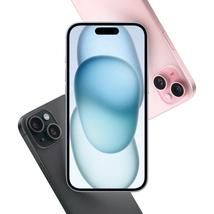Мобильный телефон Apple iPhone 15 512GB Black (MTPG3RX/A)